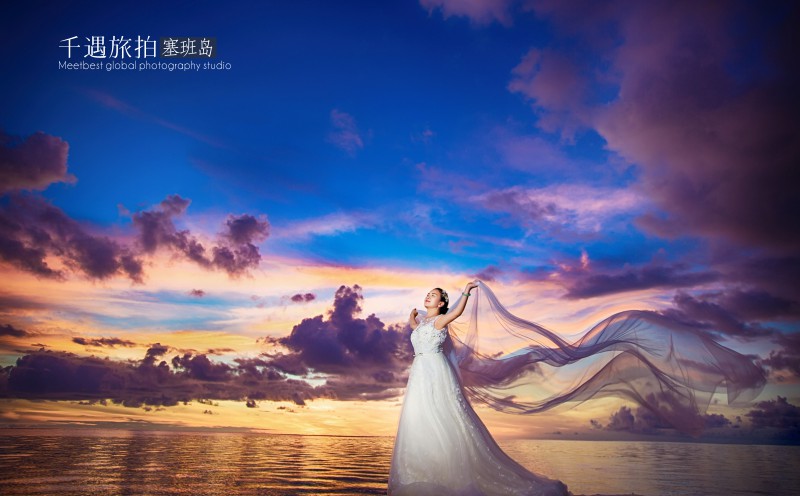 海边婚纱照